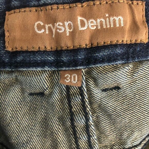 Crysp Denim distressed Blue Jeans size 30 - Picture 10 of 10